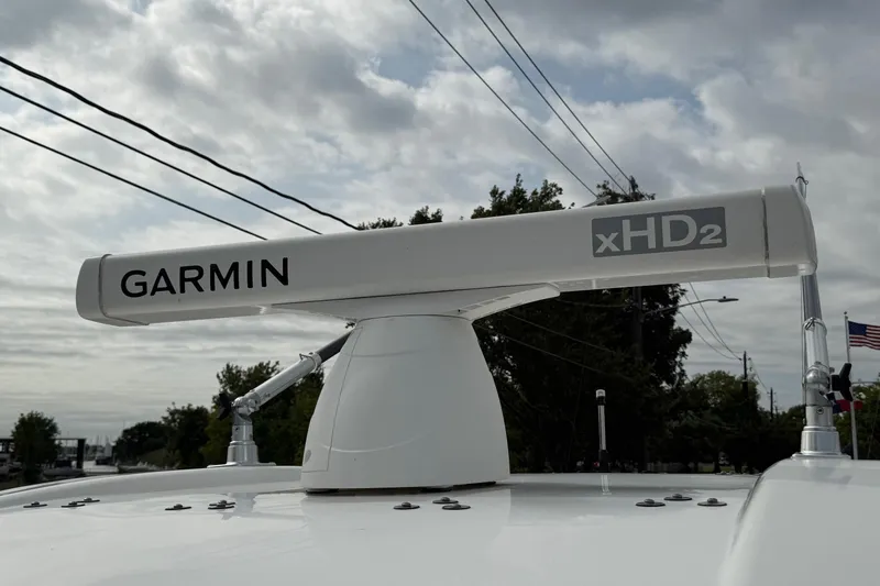 Slide: The Image of 2022 Cape Horn 31 T boat interior with wiring, batteries, and marine toilet. - 19