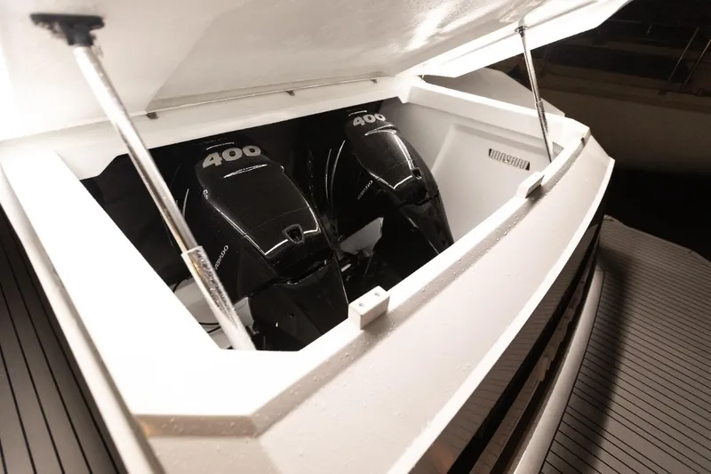 Slide: The Image of Luxurious interior of 2026 De Antonio Yachts D36, featuring sleek design and modern amenities. - 28