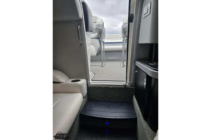 Slide: The Image of 2019 Formula 292 FASTech boat interior with control panel and speaker. - 60