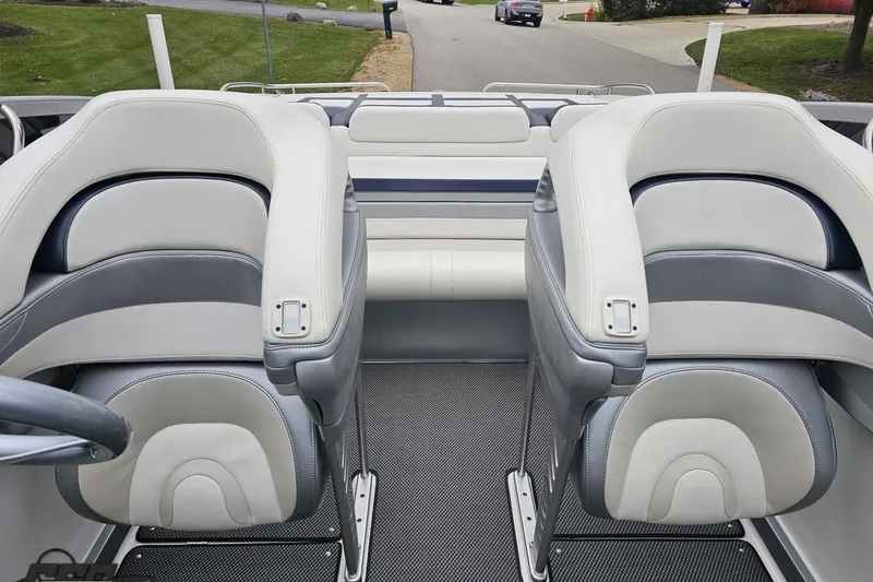 Slide: The Image of Dashboard of a 2019 Formula 292 FASTech boat showing engine metrics and maintenance data. - 63