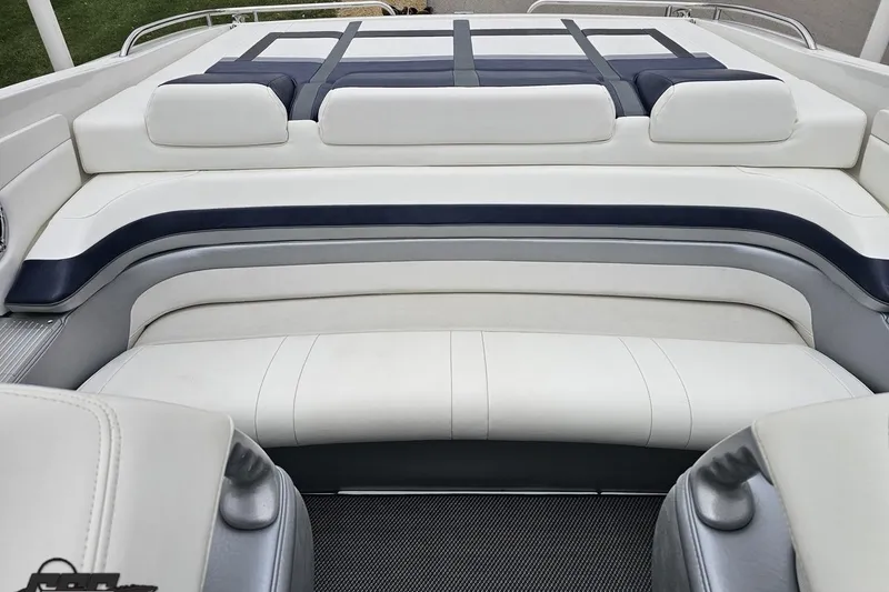 Slide: The Image of 2019 Formula 292 FASTech boat dashboard with steering wheel and control panel. - 66