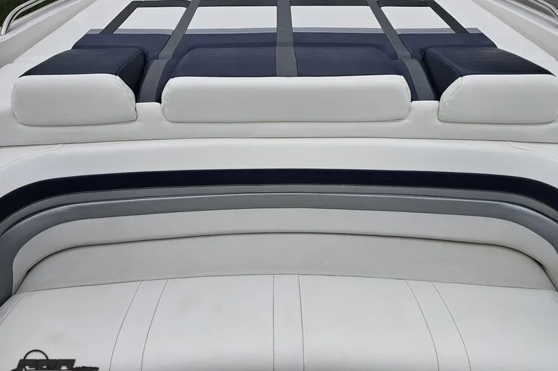 Slide: The Image of Dashboard of a 2019 Formula 292 FASTech boat with steering wheel and control panels. - 67