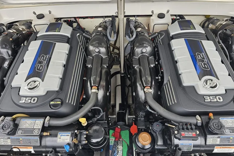 Slide: The Image of 2019 Formula 292 FASTech cabin interior with modern design and ambient lighting. - 74