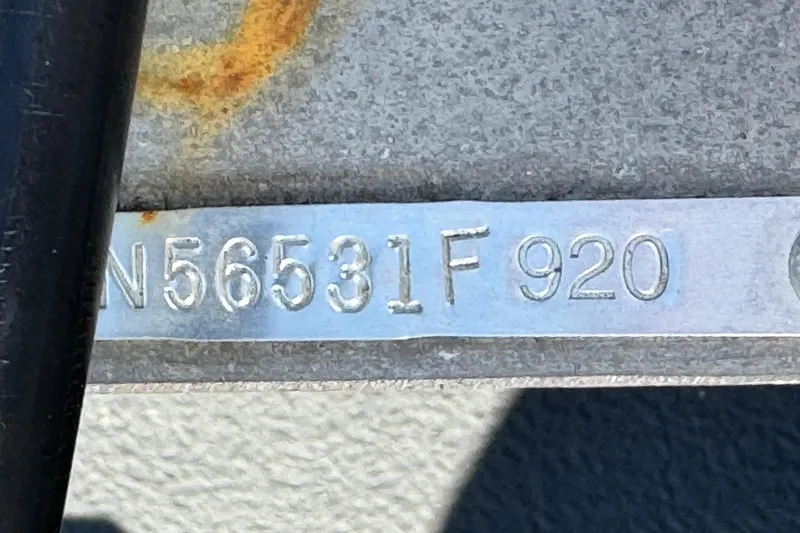 Slide: The Image of 2020 SunCatcher V24 SS serial number plate with embossed characters. - 29