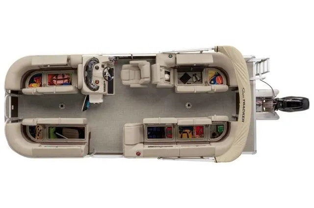 Slide: The Image of Sun Tracker Party Barge 22 DLX 2019 - 11