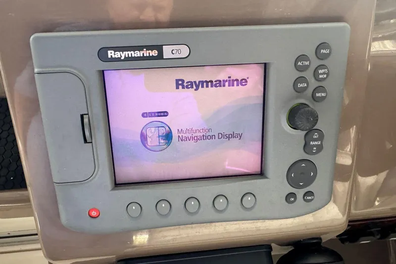 Slide: The Image of Raymarine C70 navigation display on 2005 Regal 3360 Window Express boat. - 19