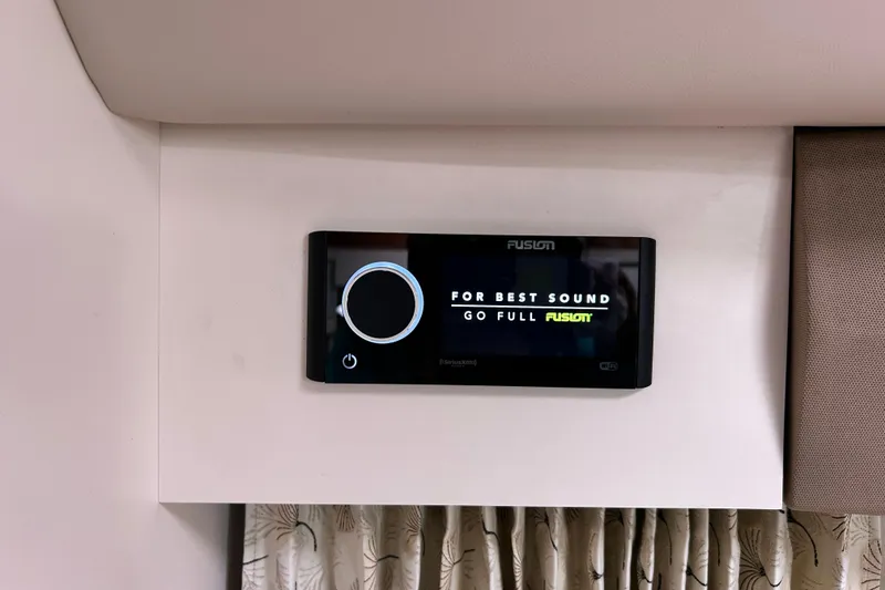 Slide: The Image of New Fusion audio system, enhancing onboard sound experience. - 27