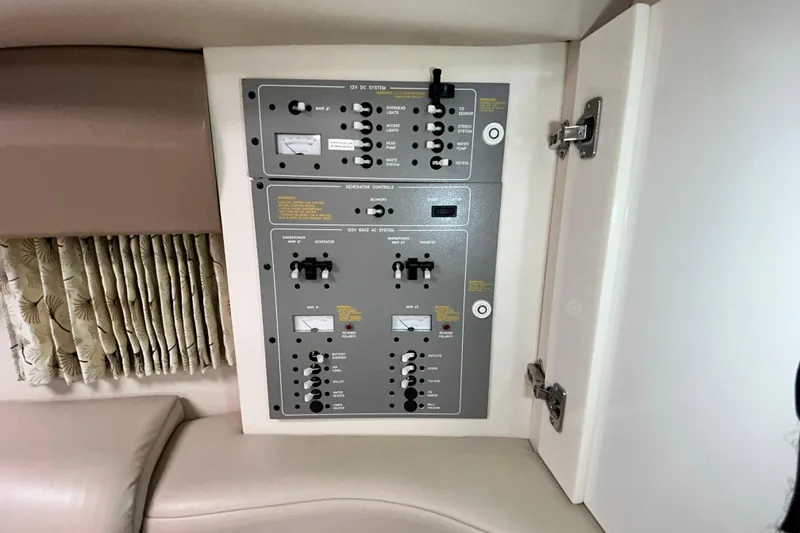 Slide: The Image of Electrical control panel located just behind the table. - 28