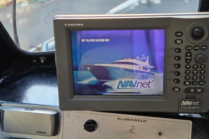 Slide: The Image of Furuno NAVnet display on 2008 Alumaweld 22 Intruder boat dashboard. - 19