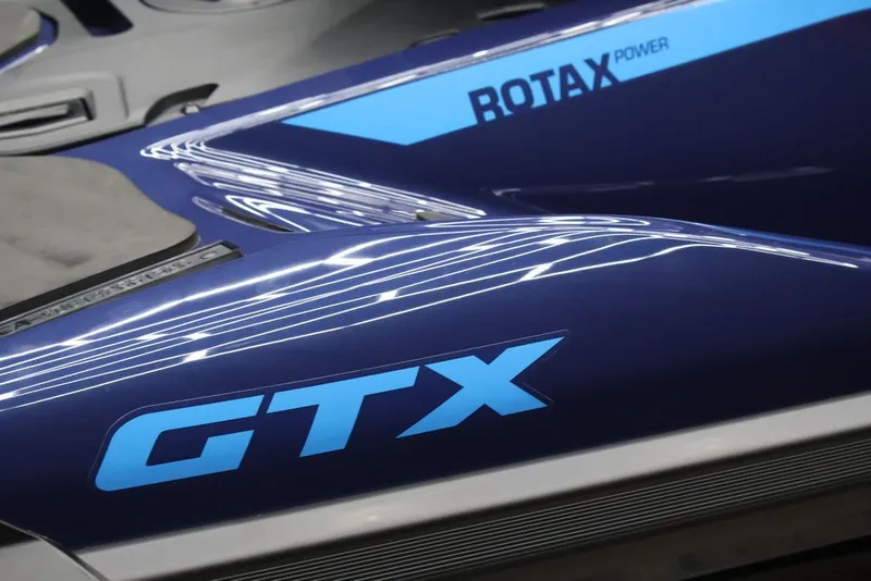 Slide: The Image of Close-up of Sea-Doo GTX 230 jet ski, model year 2026. - 8