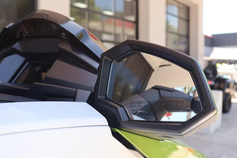 Slide: The Image of Close-up of side mirror on 2026 Yamaha WaveRunners VX® Deluxe. - 11