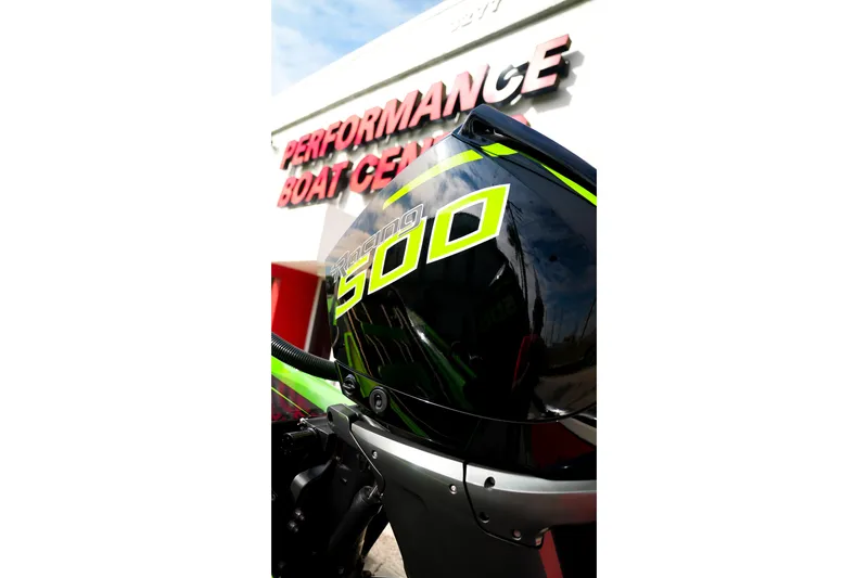 Slide: The Image of 2025 Performance Powerboats P360 with Racing 500 engine at Performance Boat Center. - 52