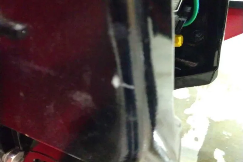 Slide: The Image of Close-up of 2026 Tracker Pro Guide V-175 Combo boat component. - 67