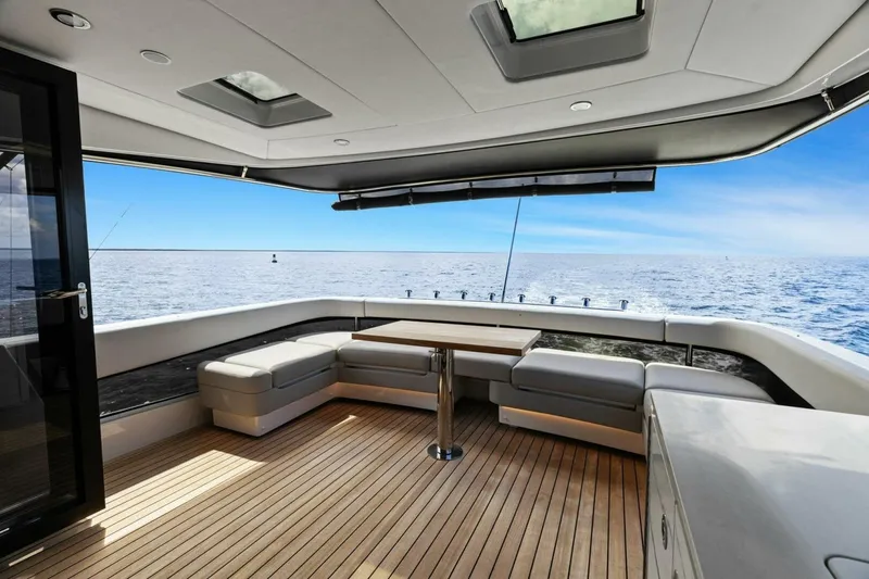 Slide: The Image of 2025 Maritimo M600 - Aft Deck Seating - 51