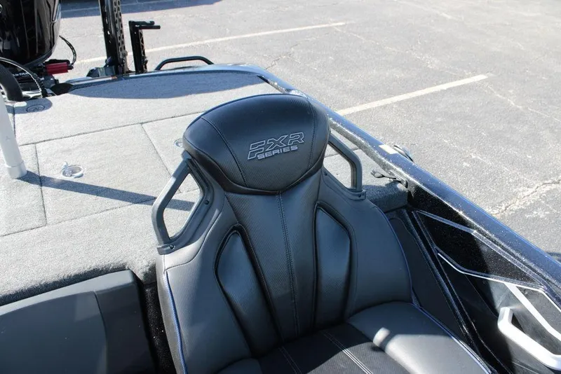 Slide: The Image of 2025 Skeeter FXR21 Limited boat seat, featuring sleek design and comfortable padding. - 4