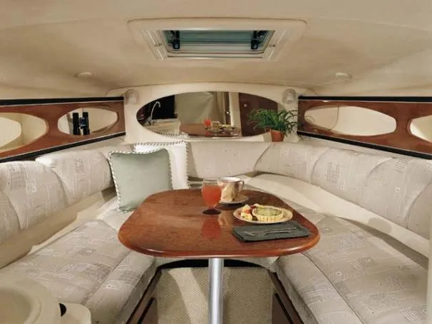 Slide: The Image of 2004 Sea Ray 260 Sundancer boat with "Lou-isa" name, docked in Babylon, N.Y. - 2