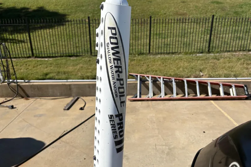 Slide: The Image of Power-Pole Pro Series shallow water anchor on 2017 Ranger RB190 Bay boat. - 10