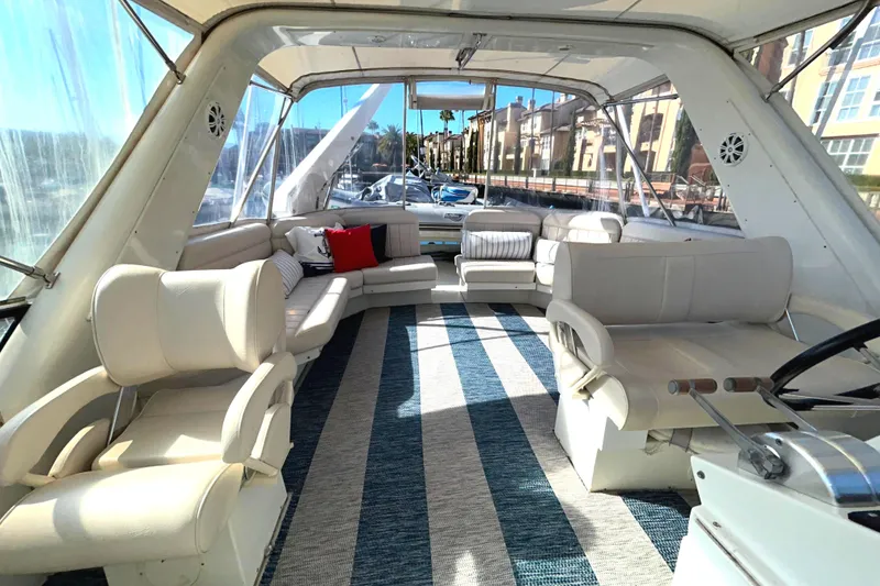 Slide: The Image of Flybridge facing aft - 54