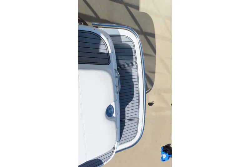 Slide: The Image of 2005 Cobalt 272 boat swim platform with sleek design and non-slip surface. - 14