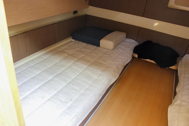 Slide: The Image of Luxurious bathroom in 2017 Chris-Craft Launch 38 yacht with modern sink and fixtures. - 72