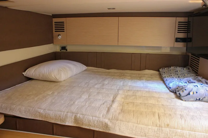 Slide: The Image of 2017 Chris-Craft Launch 38 bathroom with modern sink and faucet. - 73