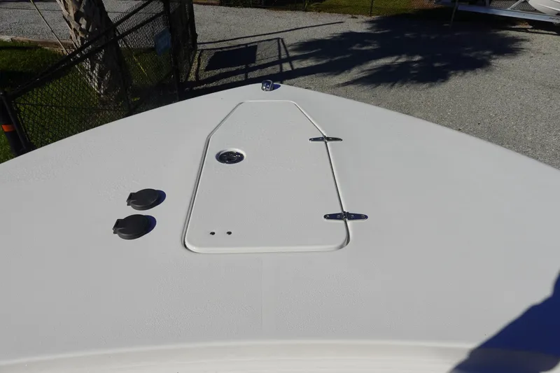 Slide: The Image of 2026 Sea Hunt Ultra 285 Coffin Box with transparent lid and logo. - 35