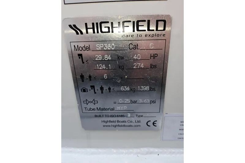 Slide: The Image of Garmin display on 1995 JOHNSON 65 Flybridge Motoryacht showing fuel, water levels, and temperature. - 150