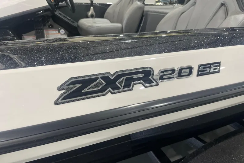 Slide: The Image of 2026 Skeeter ZXR20 SE boat interior with logo detail. - 4