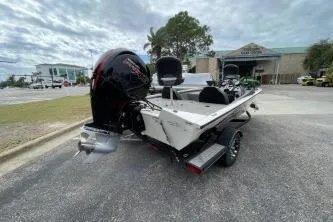 Slide: The Image of 2020 Tracker Pro Team 195 TXW Tournament Edition boat interior with steering wheel and dashboard. - 3