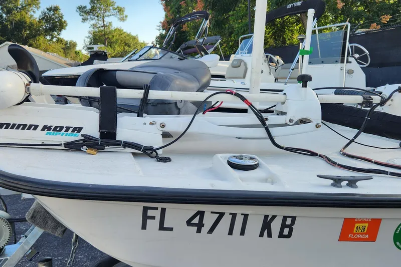 Slide: The Image of 1997 Polar 1700 Skiff boat with Minn Kota Riptide motor, Florida registration FL 4711 KB. - 10