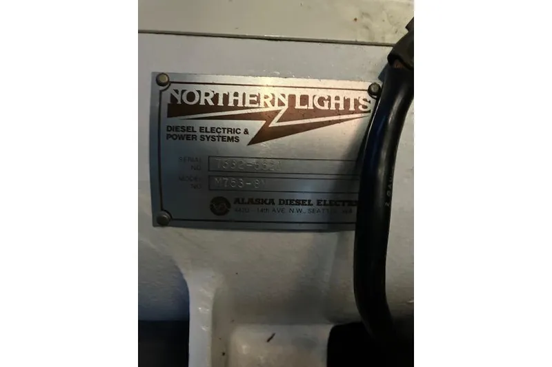 Slide: The Image of Northern Lights diesel electric system on 1979 Pacemaker 40 Sportfisher boat. - 41