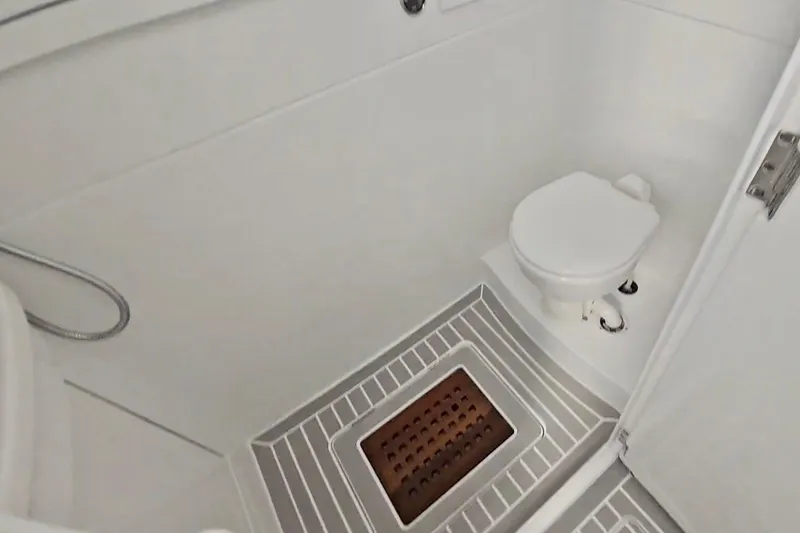 Slide: The Image of Electrical panel of 2025 Intrepid 43 Nomad SE boat interior. - 42