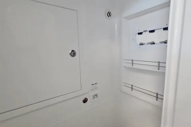 Slide: The Image of 2025 Intrepid 43 Nomad SE bathroom with modern sink and shower. - 47