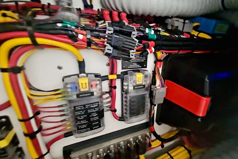 Slide: The Image of Electrical wiring system in 2025 Intrepid 43 Nomad SE boat. - 73