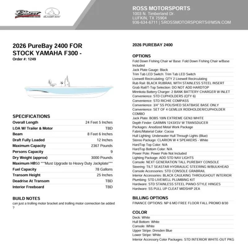 The Image of Blazer PureBay 2400 2026 - 1