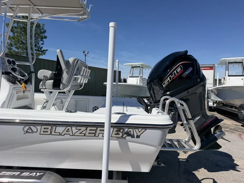 Slide: The Image of Blazer PureBay 2200 boat with Yamaha engine, 2026 model. - 9