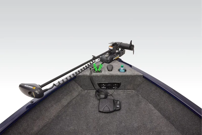 Slide: The Image of 2026 Tracker Pro Guide V-175 WT boat interior with dual seats and control panel. - 9