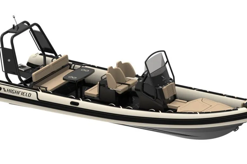 The Image of 2026 Highfield Sport 760 boat with sleek design and modern seating arrangement. - 0