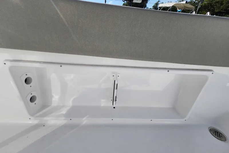 Slide: The Image of 2025 Savannah 2200 Offshore boat interior compartment detail. - 34