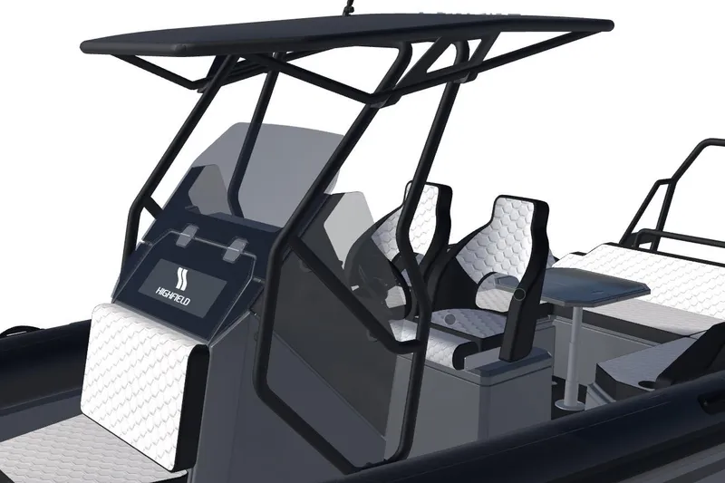 Slide: The Image of Highfield ADV7 2026 boat promotion with contact for personalized quote and discounts. - 1