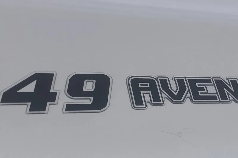 Slide: The Image of Sea Fox 249 Avenger 2021 model logo on boat exterior. - 32