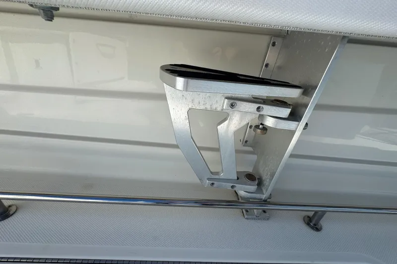 Slide: The Image of Metal bracket on 2012 Hydra-Sports 4200 Siesta boat interior. - 54