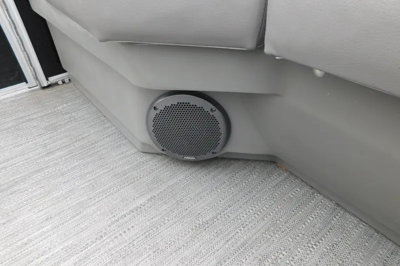 Slide: The Image of Speaker installed on 2021 Godfrey Sweetwater 2286 SBX pontoon boat interior. - 29