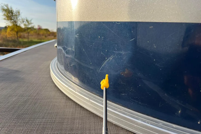 Slide: The Image of Close-up of 2015 Sylvan Mirage Fish 8522 Party Fish LE with minor scratches. - 13