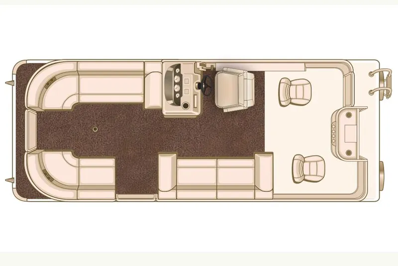Slide: The Image of Manufacturer Provided Image: 2015 Sylvan Mirage Fish 8522 Party Fish LE floor plan. - 56