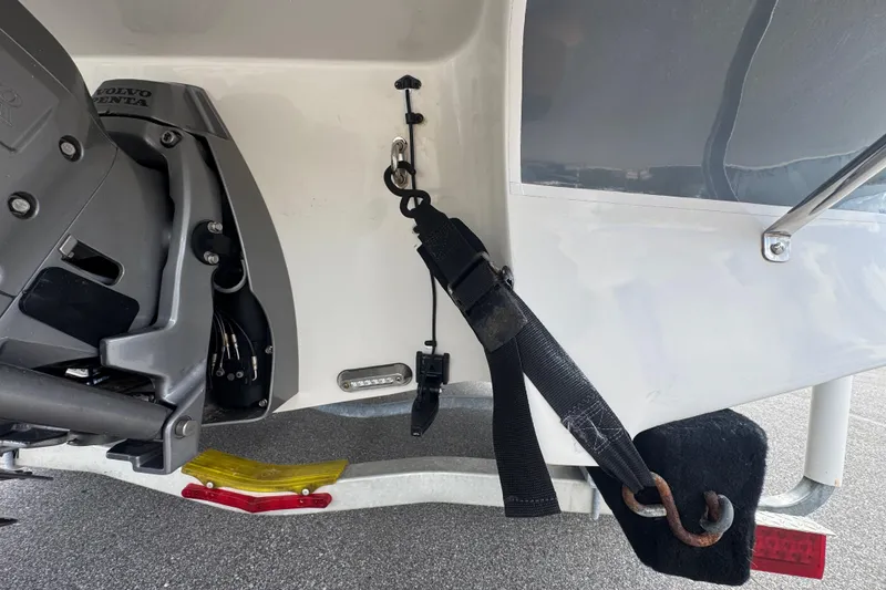 Slide: The Image of 2019 Starcraft Star Step 221 I/O boat with Volvo Penta engine and trailer hook. - 8