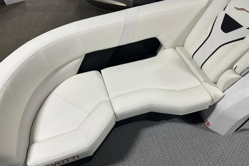 Slide: The Image of Luxurious white seating in 2026 Evotti 723CS boat interior. - 7