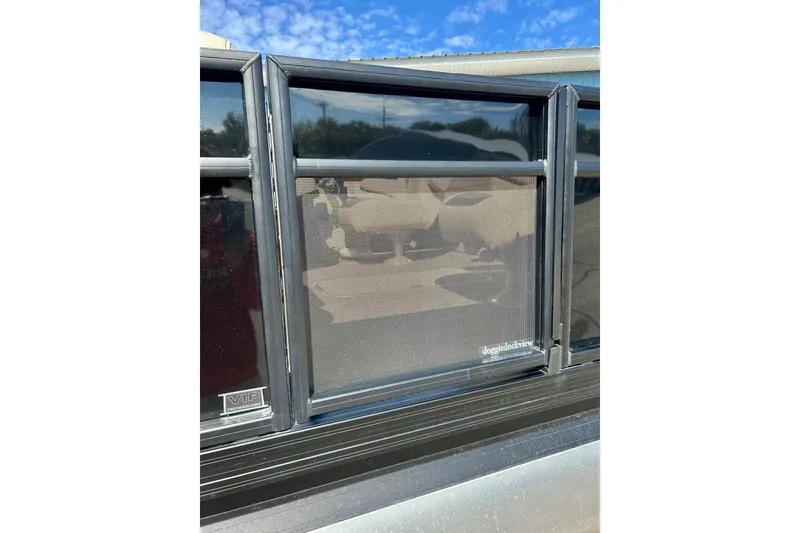 Slide: The Image of 2024 Barletta ARIA 22QC window with doggie dock view feature. - 5