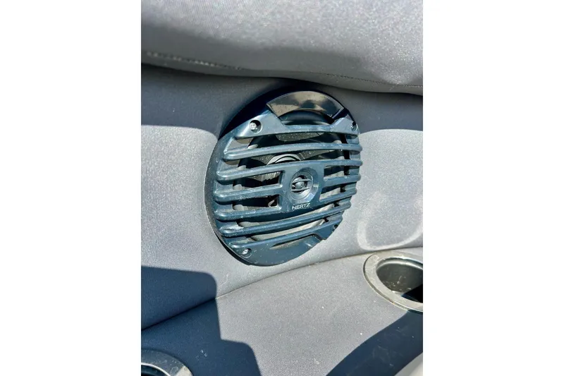 Slide: The Image of Speaker detail on 2024 Barletta ARIA 22QC boat interior. - 52
