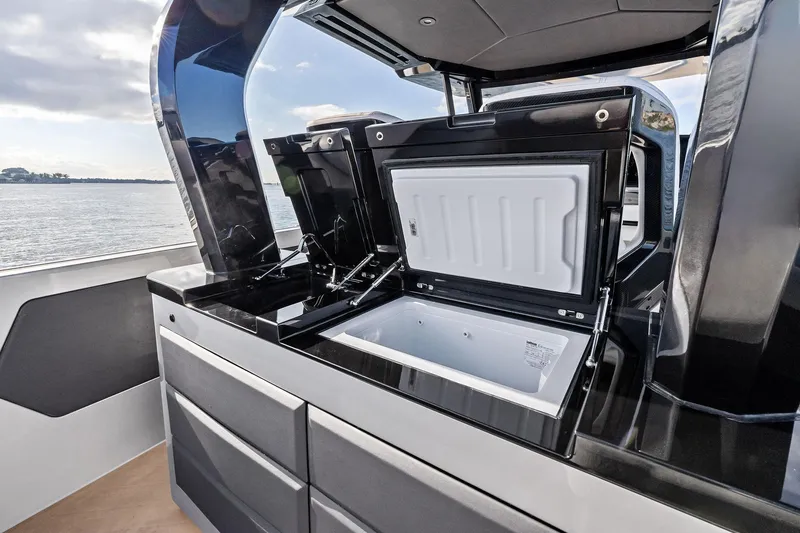 Slide: The Image of Luxury yacht Wajer 38s 2025 with sleek onboard kitchen amenities. - 27